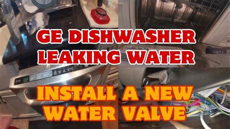 ge dishwasher leaking from water inlet|Dishwasher Leaking